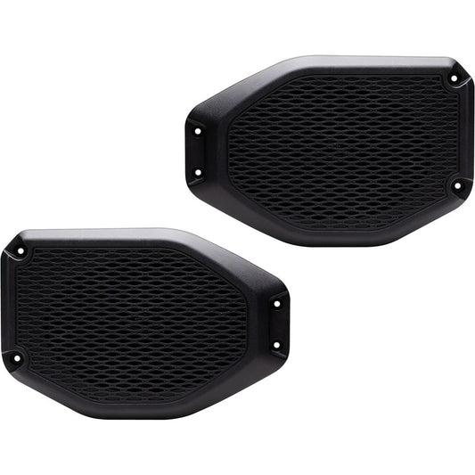 MB Quart - Tuned Universal 6" x 9" Speaker Mounting Kit for Jeep 2018-2023 Wrangler JL and 2020-2023 Gladiator JT Vehicles - Black
