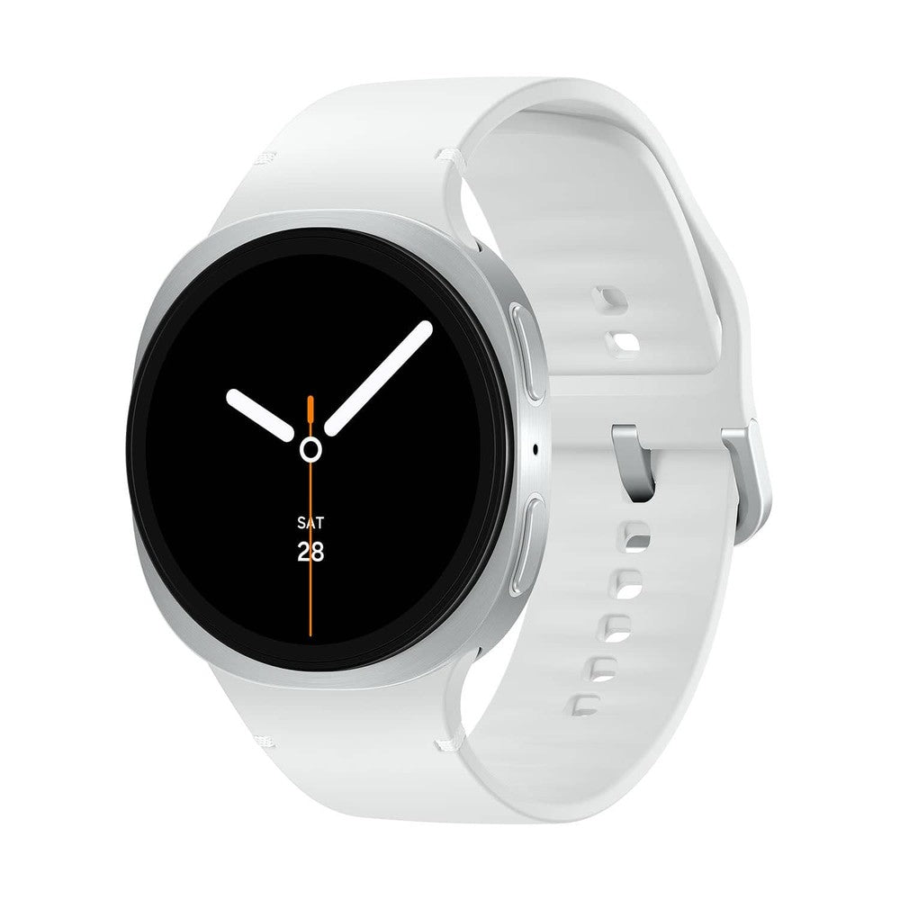 Samsung - Galaxy Watch8 Aluminum Smartwatch 44mm LTE - Silver - (2025)