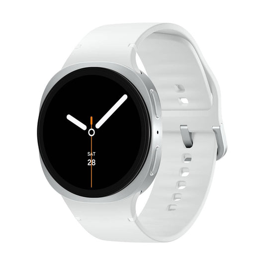 Samsung - Galaxy Watch8 Aluminum Smartwatch 44mm LTE - Silver - (2025)