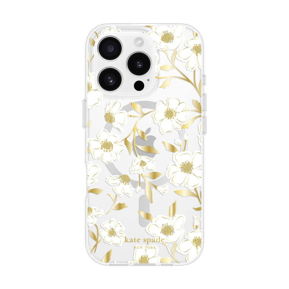 kate spade new york - Protective Case with MagSafe for  iPhone 16 Pro - Sunshine Floral