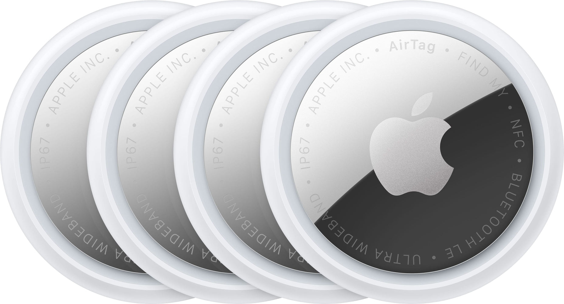 Apple - AirTag 4 pack (2nd generation) - 2026 - White