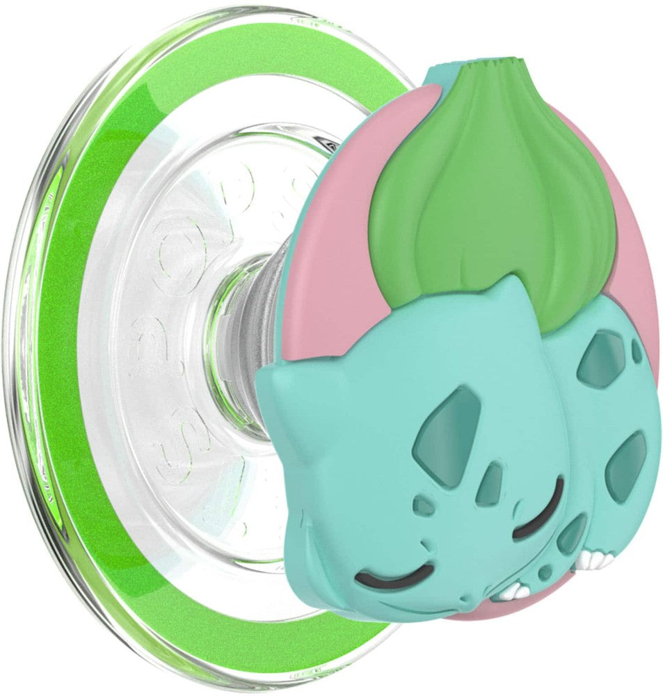 PopSockets - MagSafe PopGrip Universal Magnetic Grip  Stand with Adapter Ring for Cell Phones - Sleepy Bulbasaur