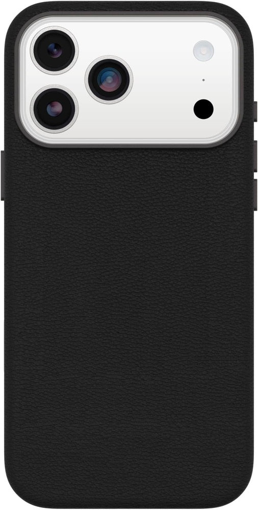 OtterBox - Symmetry Series Cactus Leather Hard Shell for  iPhone 17 Pro Max - Noir Ash