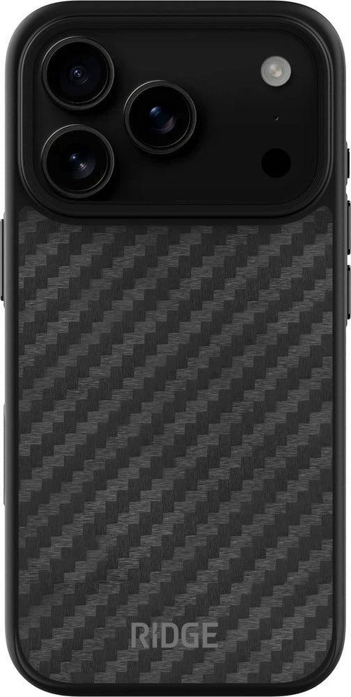 The Ridge Wallet -  iPhone 17 Pro Case - Carbon