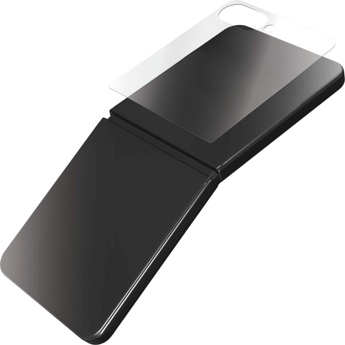 ZAGG - Glass+ Defense Screen Protector for Samsung Galaxy Z Flip7 - Clear