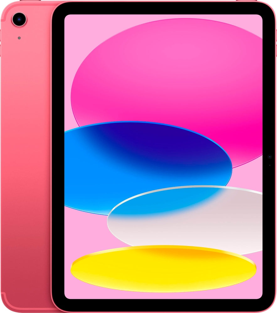 Apple - 11-inch iPad A16 chip with Wi-Fi + Cellular - 128GB - Pink (Unlocked)
