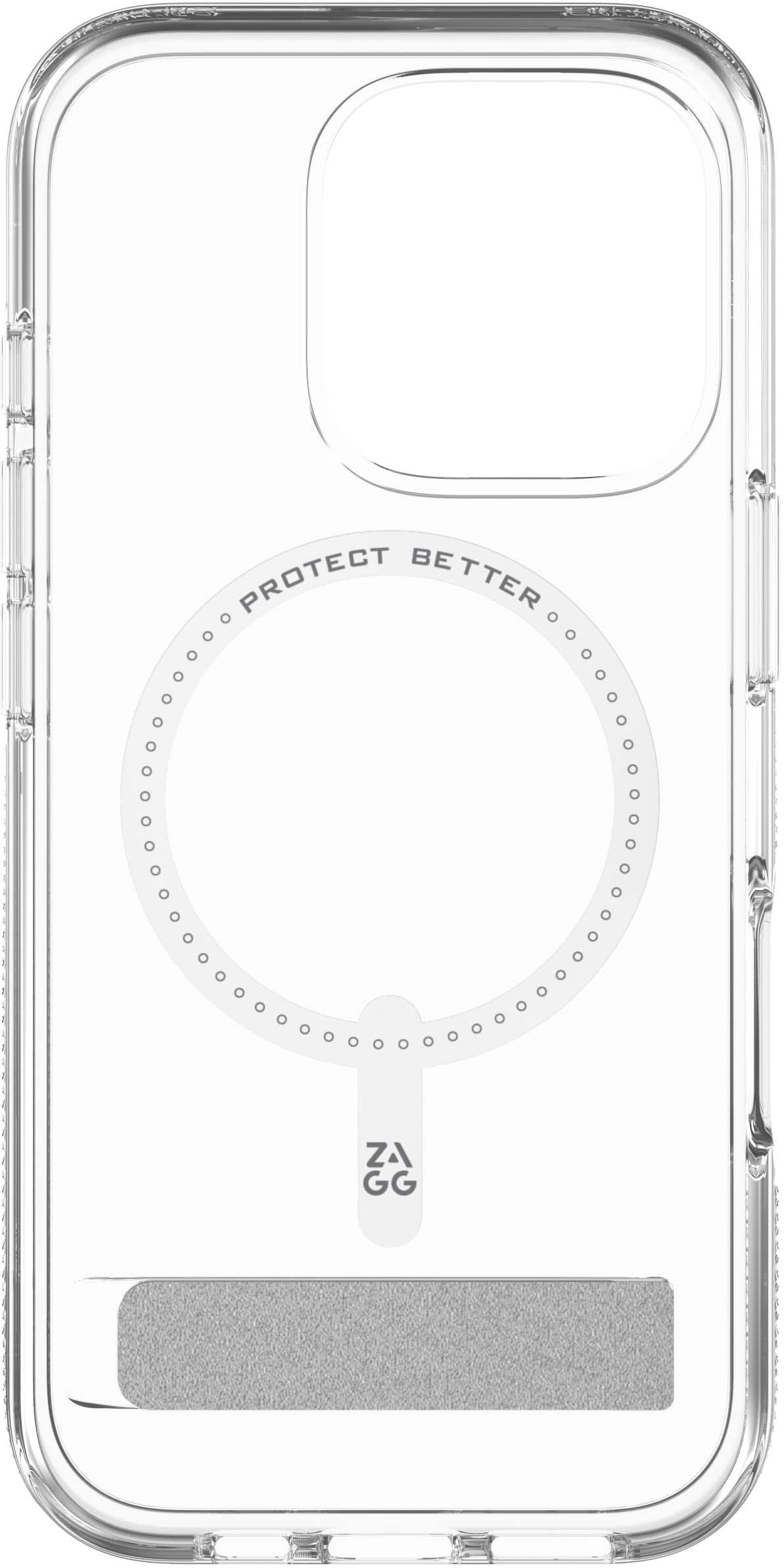 ZAGG - Crystal Palace Snap MagSafe Compatible Case w/ Kickstand for  iPhone 16 Pro - Clear