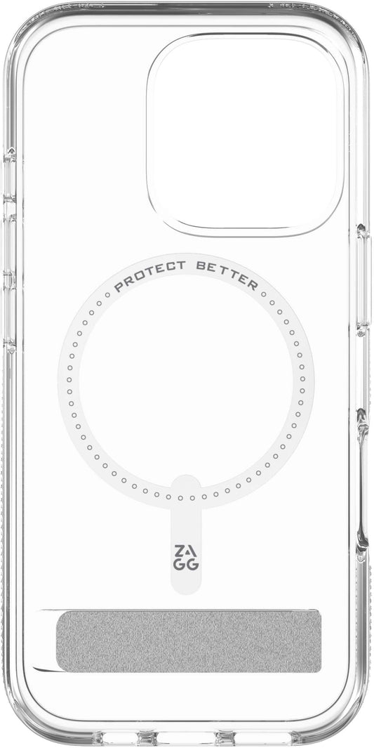 ZAGG - Crystal Palace Snap MagSafe Compatible Case w/ Kickstand for  iPhone 16 Pro - Clear