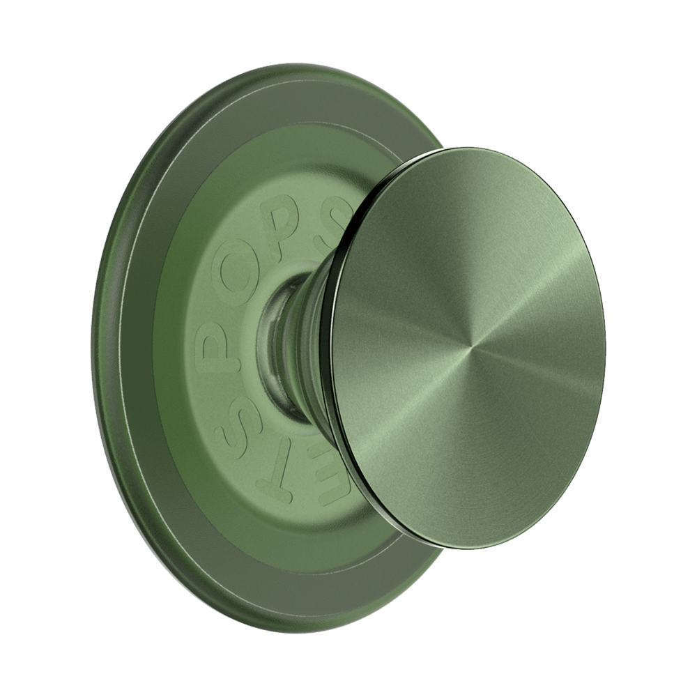 PopSockets - MagSafe PopGrip Universal Magnetic Grip  Stand with Adapter Ring for Cell Phones - Radial Olive