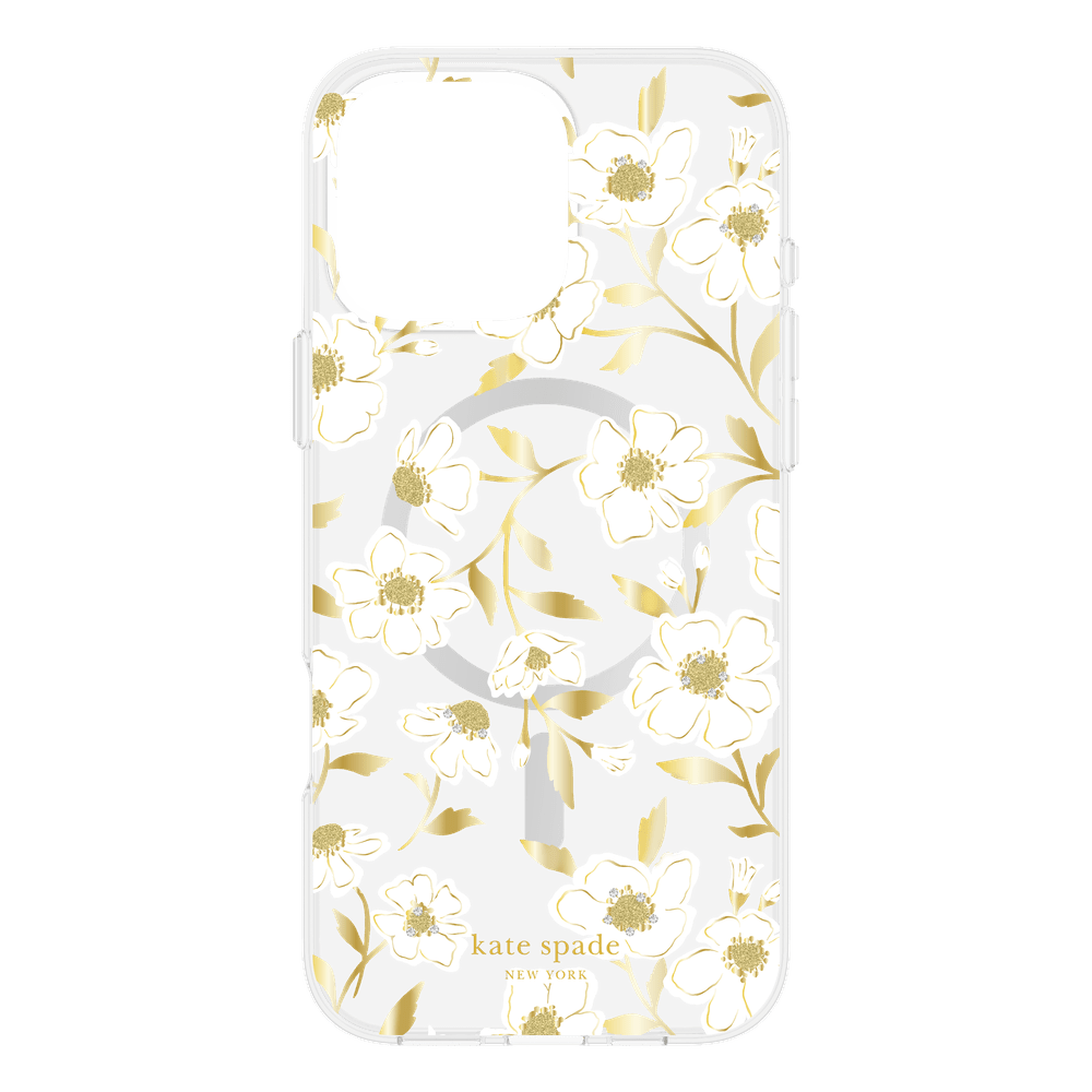 kate spade new york - Protective Case with MagSafe for  iPhone 16 Pro Max - Sunshine Floral