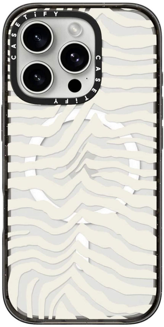 CASETiFY - Impact Case with MagSafe for  iPhone 16 Pro - Zebra Stripe