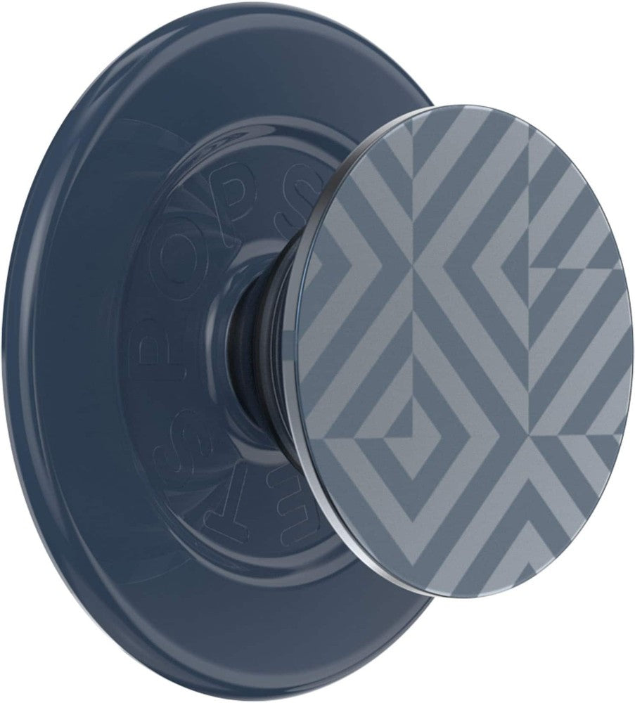 PopSockets - MagSafe PopGrip Universal Magnetic Grip  Stand with Adapter Ring for Cell Phones - Alum Tile