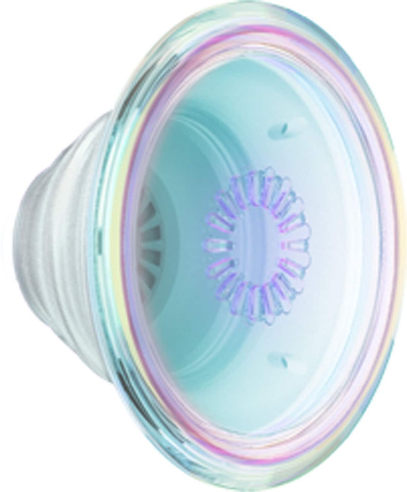 PopSockets - PopTop Swappable Universal Grip for Cell Phones TOP ONLY Compatible with Any PopGrip Base - Blue Opalescent