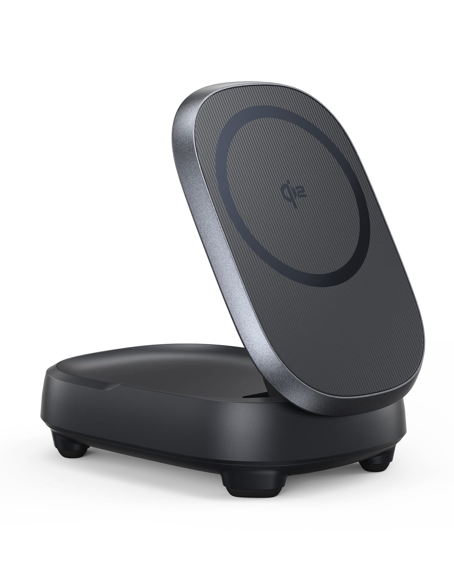 INIU - MagPro Pad  Stand Wireless Charger Qi2 15W Foldable Magnetic Charger for iPhone 17 16 15 14 13 12 - Black