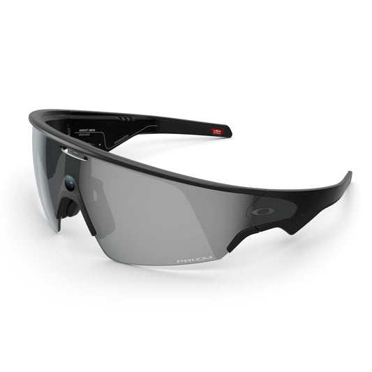 Oakley Meta - Vanguard glasses with Meta AI Audio Photo Video Compatibility - Prizm Lens - Black