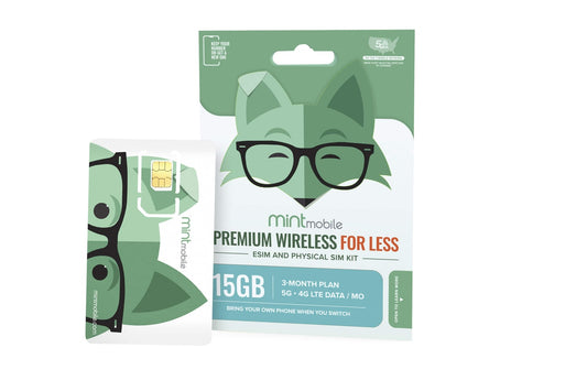 Mint Mobile - 15GB/mo Phone Plan - 3 Months of Wireless Service