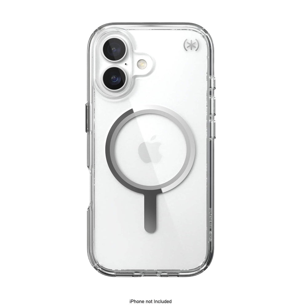 Speck - Presidio Perfect Clear with Magsafe Case for Apple iPhone 17 - Clear/Silver