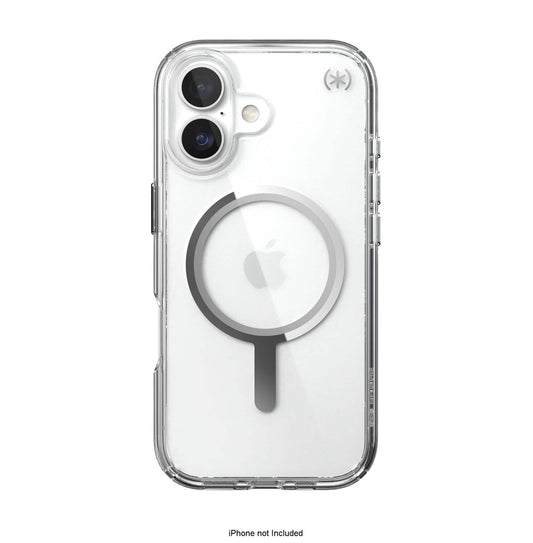Speck - Presidio Perfect Clear with Magsafe Case for Apple iPhone 17 - Clear/Silver