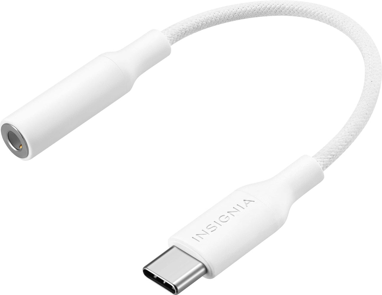 Insignia - 6' 2-in-1 USB-C to USB-C Charge-and-Sync Cable with Lightning Adapter - White