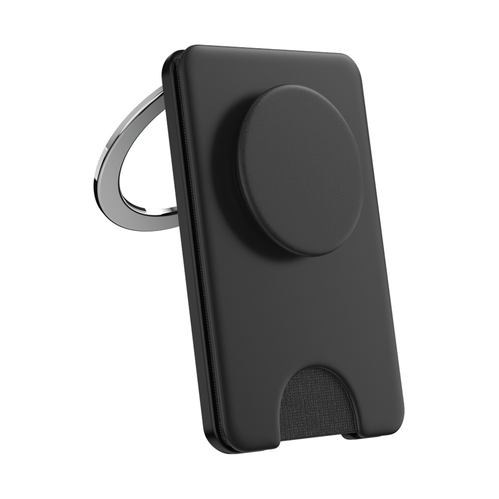 PopSockets - MagSafe Kick-Out Wallet Grip  Adjustable Stand for Cell Phones - Black