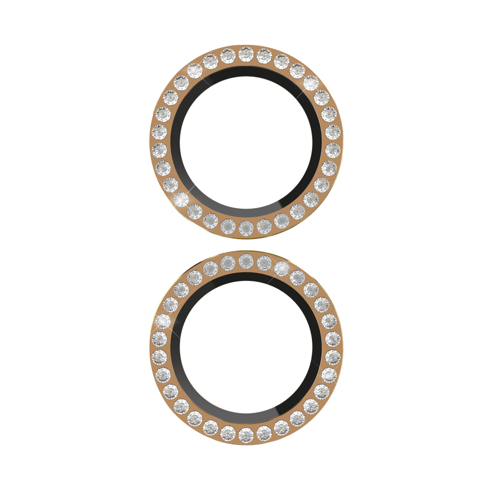 kate spade new york - Aluminum Ring Lens Protector for  iPhone 16 and 16 Plus - Set in Stone Gold