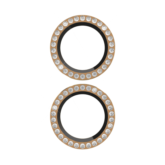 kate spade new york - Aluminum Ring Lens Protector for  iPhone 16 and 16 Plus - Set in Stone Gold