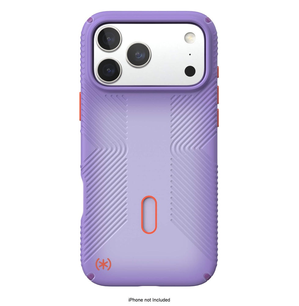 Speck - Presidio Lux Grip ClickLock Case for  iPhone 17 Pro Max - Purple Fade/Magic Purple/New Poppy